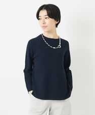 PHFGB42230 GEORGES RECH(小さいサイズ)(メゾン ドゥ サンク)  [日本製/アンサンブル対応]ホールガーメントニット ネイビー