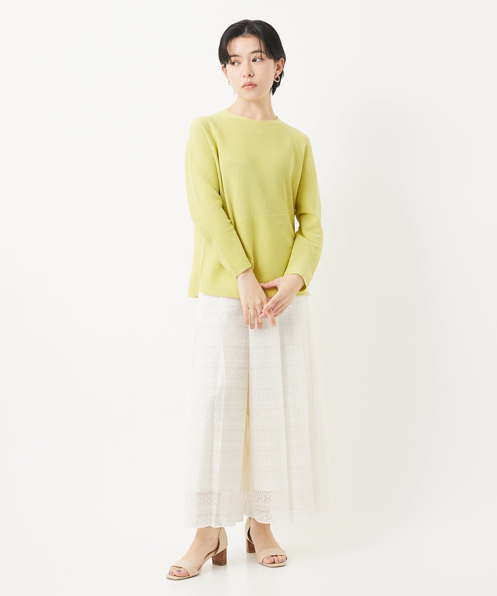 PHFGB42230 GEORGES RECH(小さいサイズ)(メゾン ドゥ サンク)  [日本製/アンサンブル対応]ホールガーメントニット ネイビー