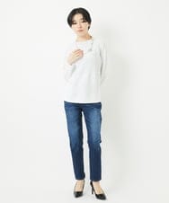 PHFGB42230 GEORGES RECH(小さいサイズ)(メゾン ドゥ サンク)  [日本製/アンサンブル対応]ホールガーメントニット ネイビー