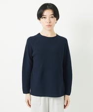PHFGB42230 GEORGES RECH(小さいサイズ)(メゾン ドゥ サンク)  [日本製/アンサンブル対応]ホールガーメントニット ネイビー