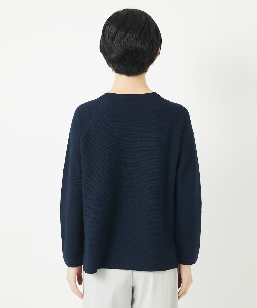 PHFGB42230 GEORGES RECH(小さいサイズ)(メゾン ドゥ サンク)  [日本製/アンサンブル対応]ホールガーメントニット ネイビー