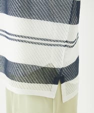 PHFGB43230 GEORGES RECH(小さいサイズ)(メゾン ドゥ サンク) メッシュボーダーニット ネイビー