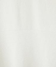 PHFGD15230 GEORGES RECH(小さいサイズ)(メゾン ドゥ サンク)  [日本製]ホールガーメントストレッチ5分袖ニット ホワイト