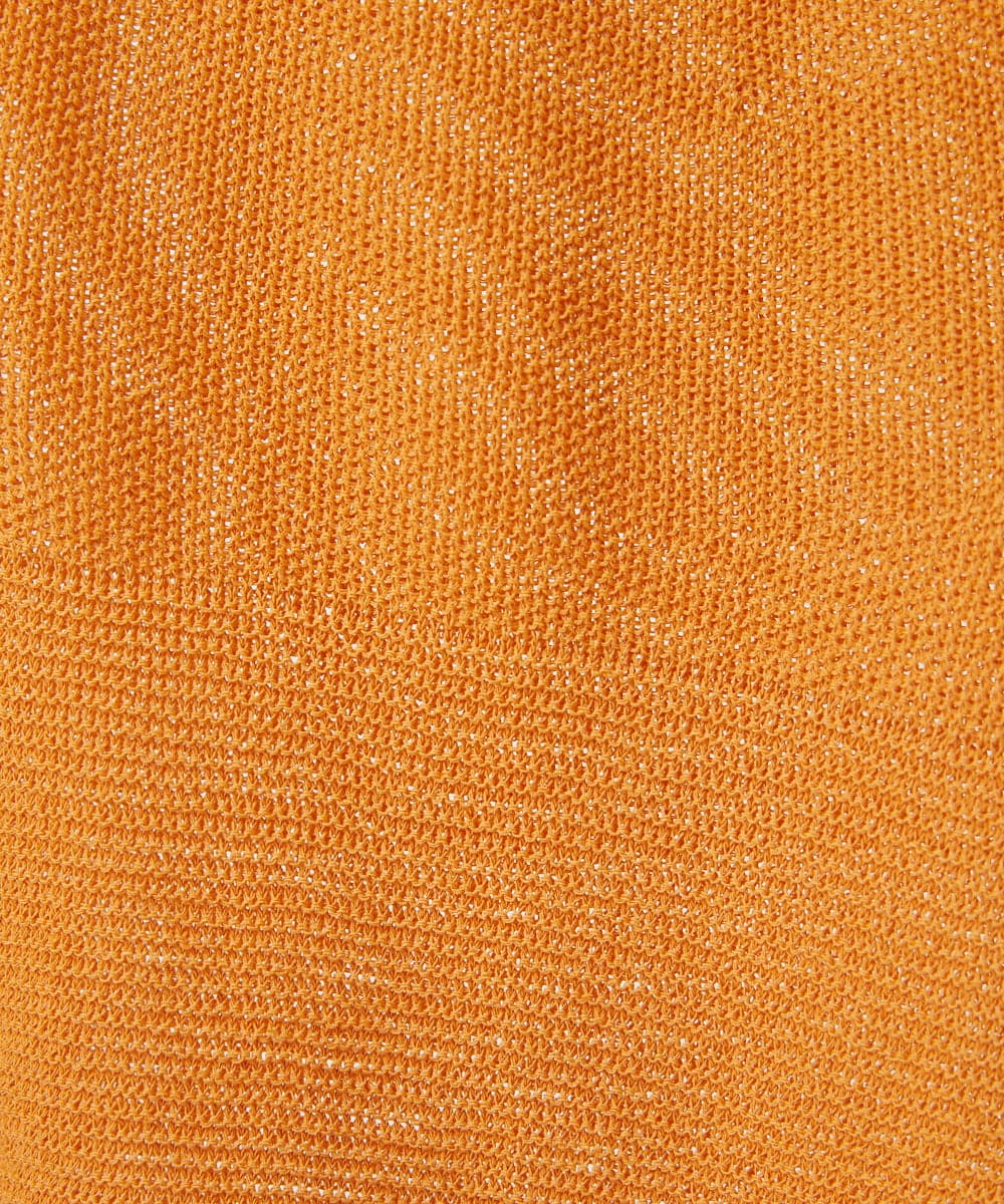 PHFGD15230 GEORGES RECH(小さいサイズ)(メゾン ドゥ サンク)  [日本製]ホールガーメントストレッチ5分袖ニット ホワイト