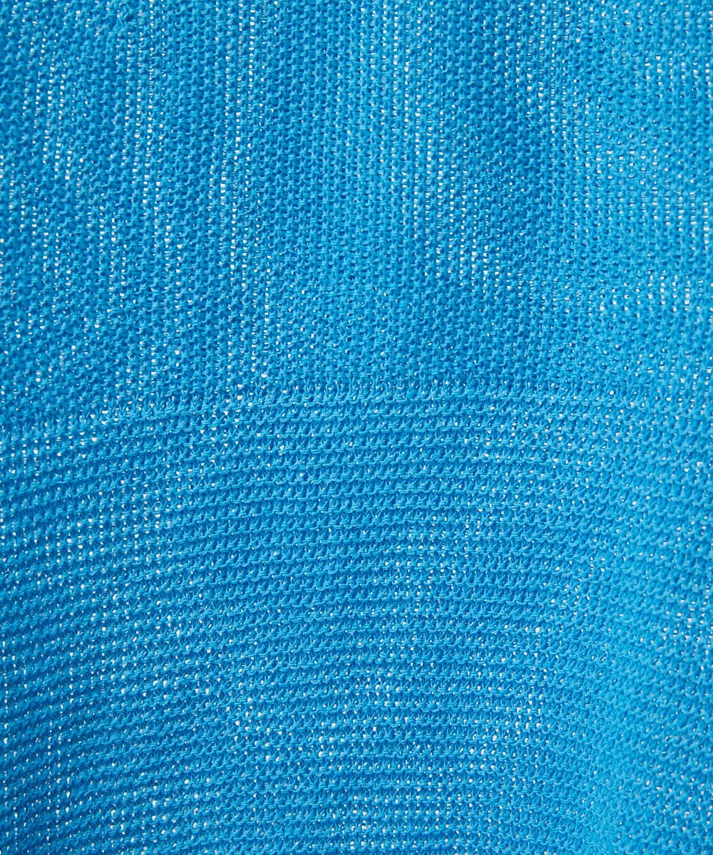 PHFGD15230 GEORGES RECH(小さいサイズ)(メゾン ドゥ サンク)  [日本製]ホールガーメントストレッチ5分袖ニット ホワイト