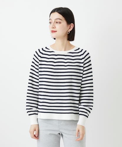 PHFGE43230 GEORGES RECH(小さいサイズ) [アンサンブル対応]畦タック柄ニットプルオーバー