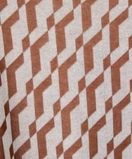 PHFGF53250 GEORGES RECH(小さいサイズ)(メゾン ドゥ サンク)  [日本製]ハイゲージ幾何ジャカードニット ネイビー