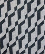 PHFGF53250 GEORGES RECH(小さいサイズ)(メゾン ドゥ サンク)  [日本製]ハイゲージ幾何ジャカードニット ネイビー