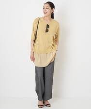 PHFGU44260 GEORGES RECH(小さいサイズ)(メゾン ドゥ サンク) リネンブレンドコンビニット ベージュ