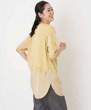 PHFGU44260 GEORGES RECH(小さいサイズ)(メゾン ドゥ サンク) リネンブレンドコンビニット ベージュ