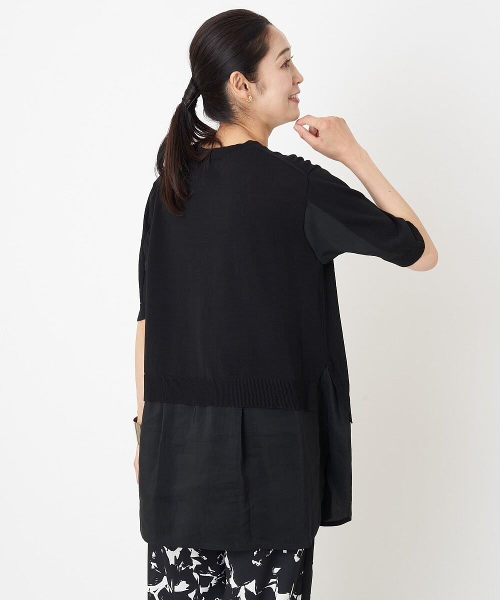 PHFGU44260 GEORGES RECH(小さいサイズ)(メゾン ドゥ サンク) リネンブレンドコンビニット ベージュ