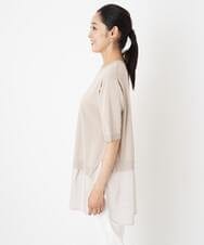 PHFGU44260 GEORGES RECH(小さいサイズ)(メゾン ドゥ サンク) リネンブレンドコンビニット ベージュ