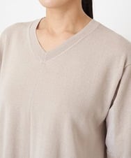 PHFGU44260 GEORGES RECH(小さいサイズ)(メゾン ドゥ サンク) リネンブレンドコンビニット ベージュ