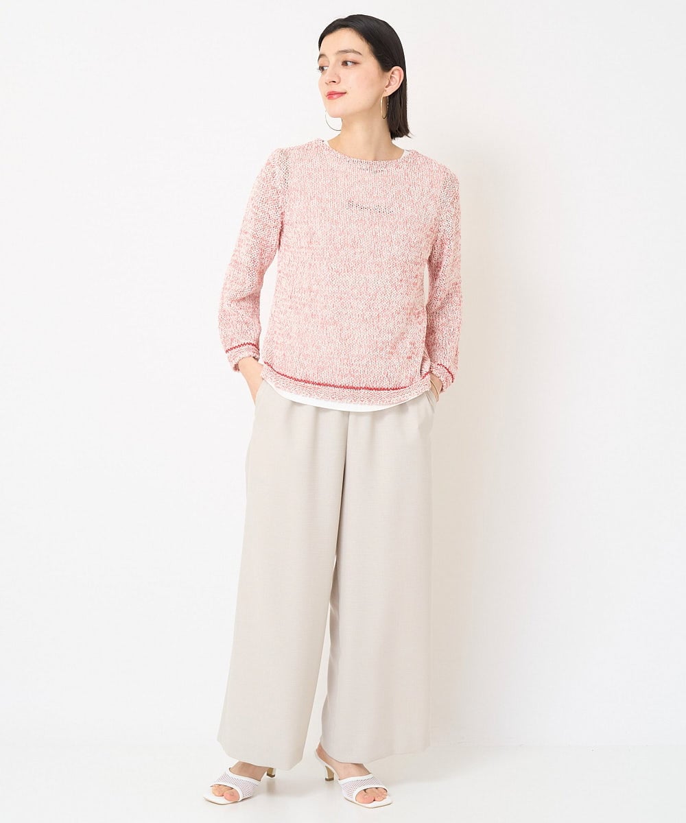 PHFGV40270 GEORGES RECH(小さいサイズ)(メゾン ドゥ サンク) ミックスヤーンニット レッド系