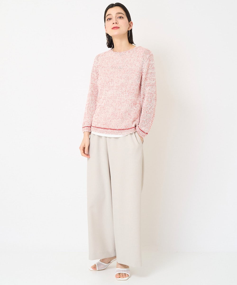 PHFGV40270 GEORGES RECH(小さいサイズ)(メゾン ドゥ サンク) ミックスヤーンニット レッド系