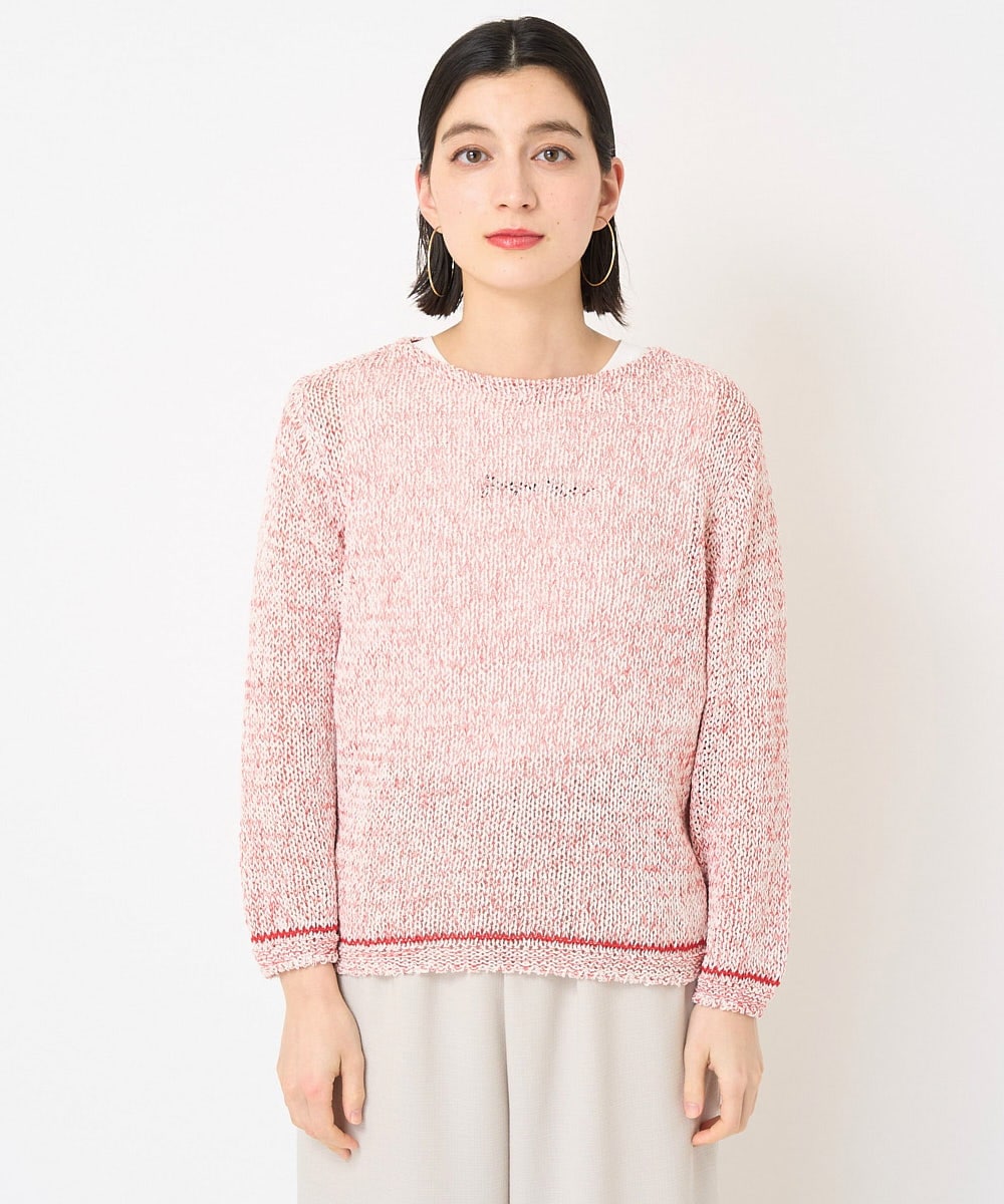 PHFGV40270 GEORGES RECH(小さいサイズ)(メゾン ドゥ サンク) ミックスヤーンニット レッド系