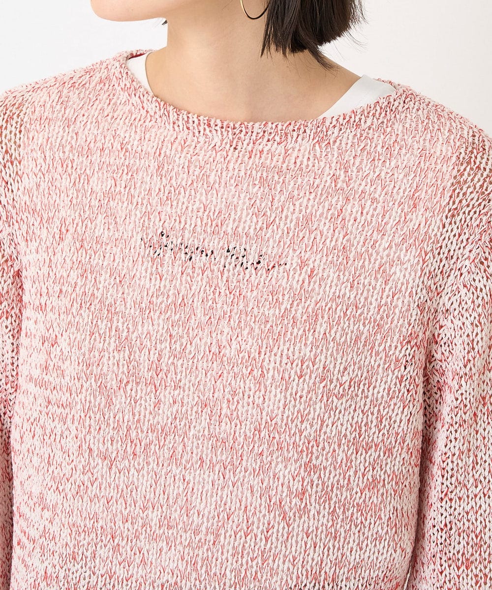 PHFGV40270 GEORGES RECH(小さいサイズ)(メゾン ドゥ サンク) ミックスヤーンニット レッド系