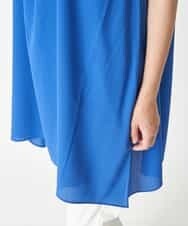 PHFHN38260 GEORGES RECH(小さいサイズ)(メゾン ドゥ サンク) 【ツインセット】ボレロ×チュニックブラウス グリーン×ライトグレー