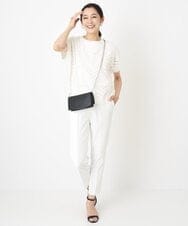 PHFHT15190 GEORGES RECH(小さいサイズ)(メゾン ドゥ サンク) アイレットシアーフレンチスリーブニット マスタードイエロー