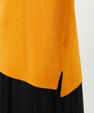 PHFJB47230 GEORGES RECH(小さいサイズ)(メゾン ドゥ サンク)  [日本製]ガーター編みニットプルオーバー マスタード系