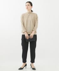 PHFJW50190 GEORGES RECH(小さいサイズ)(メゾン ドゥ サンク) [アンサンブル対応]スパークラメニットプルオーバー アイボリー