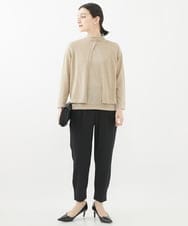 PHFJW50190 GEORGES RECH(小さいサイズ)(メゾン ドゥ サンク) [アンサンブル対応]スパークラメニットプルオーバー アイボリー