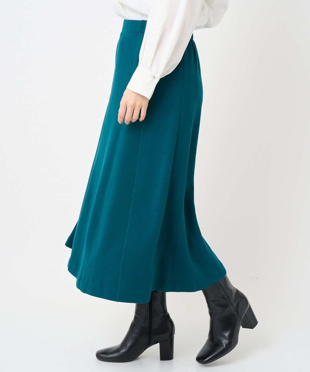 PHHAD30330 GEORGES RECH(小さいサイズ)(メゾン ドゥ サンク)  [セットアップ対応]ジャージーセミフレアスカート ダークグレー