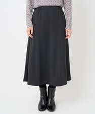 PHHAD30330 GEORGES RECH(小さいサイズ)(メゾン ドゥ サンク)  [セットアップ対応]ジャージーセミフレアスカート ダークグレー
