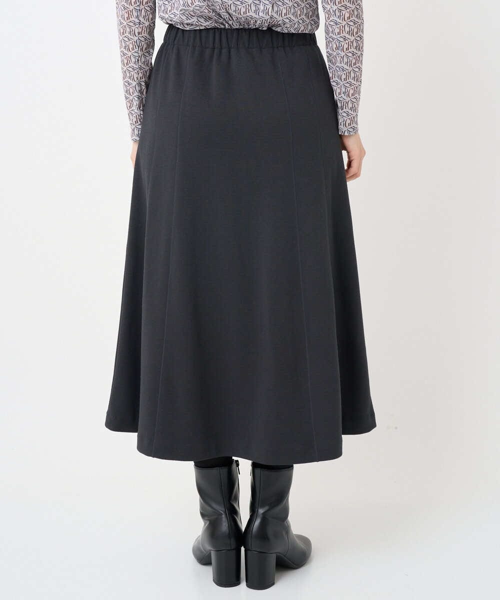 PHHAD30330 GEORGES RECH(小さいサイズ)(メゾン ドゥ サンク)  [セットアップ対応]ジャージーセミフレアスカート ダークグレー