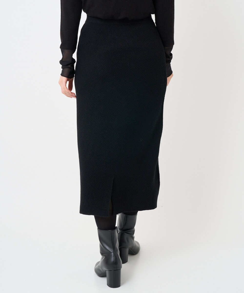 PHHAD33230 GEORGES RECH(小さいサイズ)(メゾン ドゥ サンク)  [セットアップ対応]ニットタイトスカート ライトグレー