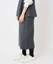 PHHAD33230 GEORGES RECH(小さいサイズ)(メゾン ドゥ サンク)  [セットアップ対応]ニットタイトスカート ライトグレー