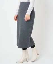 PHHAD33230 GEORGES RECH(小さいサイズ)(メゾン ドゥ サンク)  [セットアップ対応]ニットタイトスカート ライトグレー