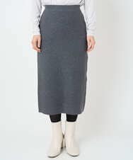PHHAD33230 GEORGES RECH(小さいサイズ)(メゾン ドゥ サンク)  [セットアップ対応]ニットタイトスカート ライトグレー