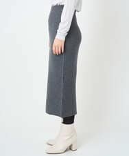 PHHAD33230 GEORGES RECH(小さいサイズ)(メゾン ドゥ サンク)  [セットアップ対応]ニットタイトスカート ライトグレー