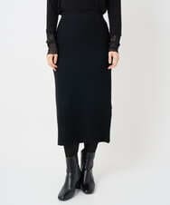 PHHAD33230 GEORGES RECH(小さいサイズ)(メゾン ドゥ サンク)  [セットアップ対応]ニットタイトスカート ブラック