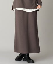 PHHAG11240 GEORGES RECH(小さいサイズ)(メゾン ドゥ サンク)  [セットアップ対応]ストレッチダンボールナロースカート ブラウン