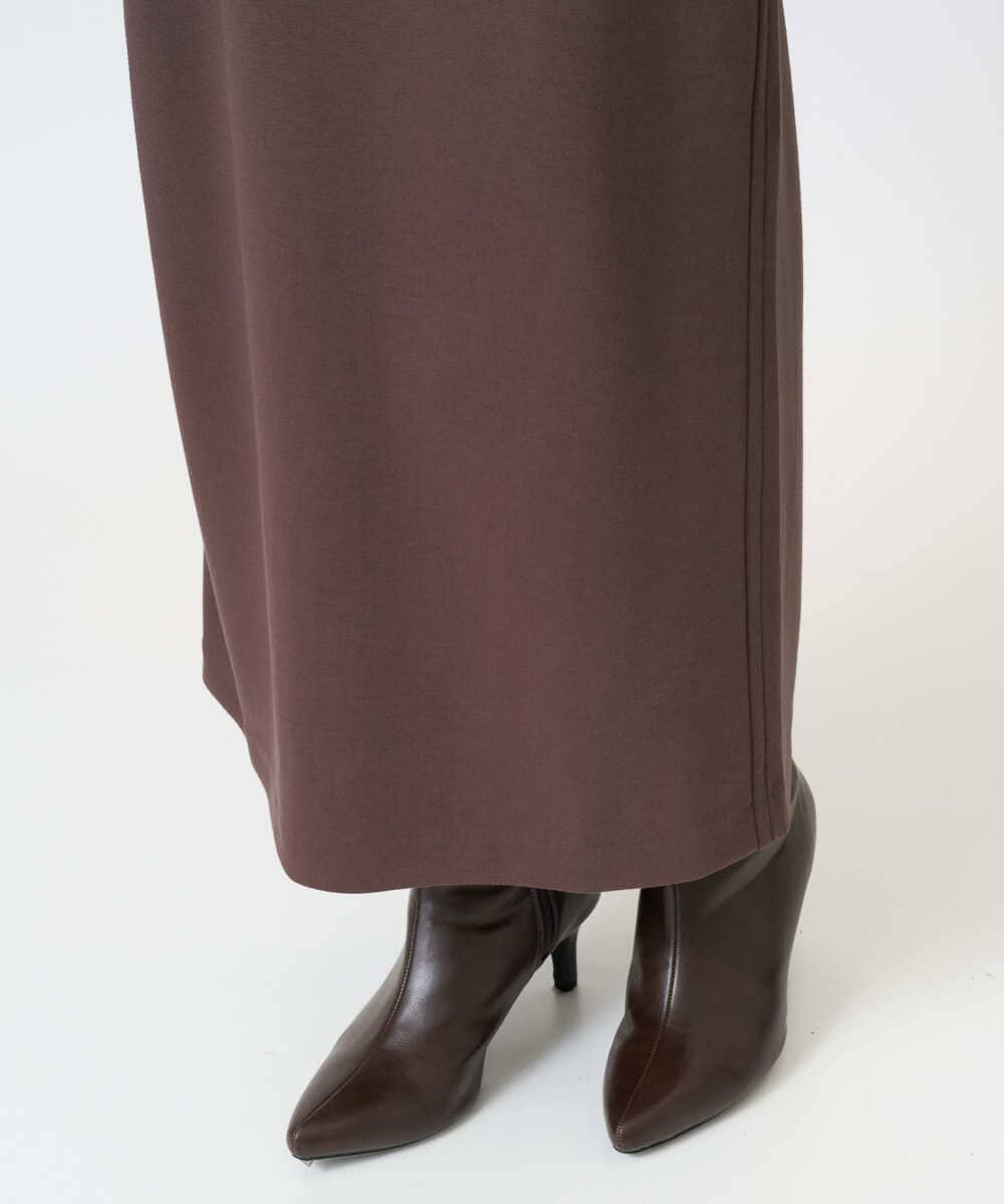 PHHAG11240 GEORGES RECH(小さいサイズ)(メゾン ドゥ サンク)  [セットアップ対応]ストレッチダンボールナロースカート ブラウン