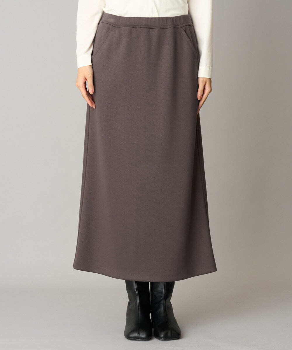 PHHAG11240 GEORGES RECH(小さいサイズ)(メゾン ドゥ サンク)  [セットアップ対応]ストレッチダンボールナロースカート ブラウン