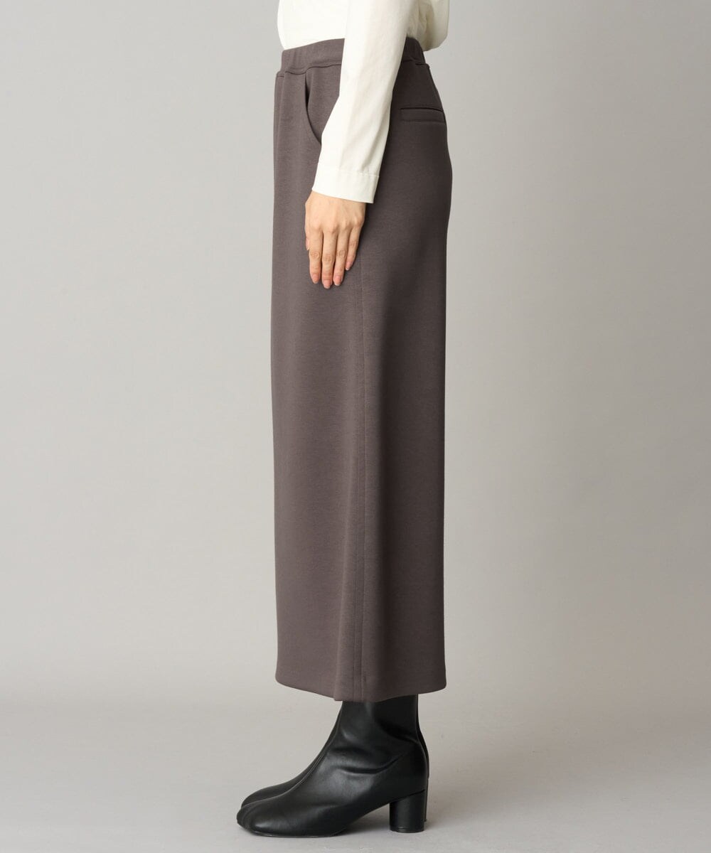 PHHAG11240 GEORGES RECH(小さいサイズ)(メゾン ドゥ サンク)  [セットアップ対応]ストレッチダンボールナロースカート ブラウン