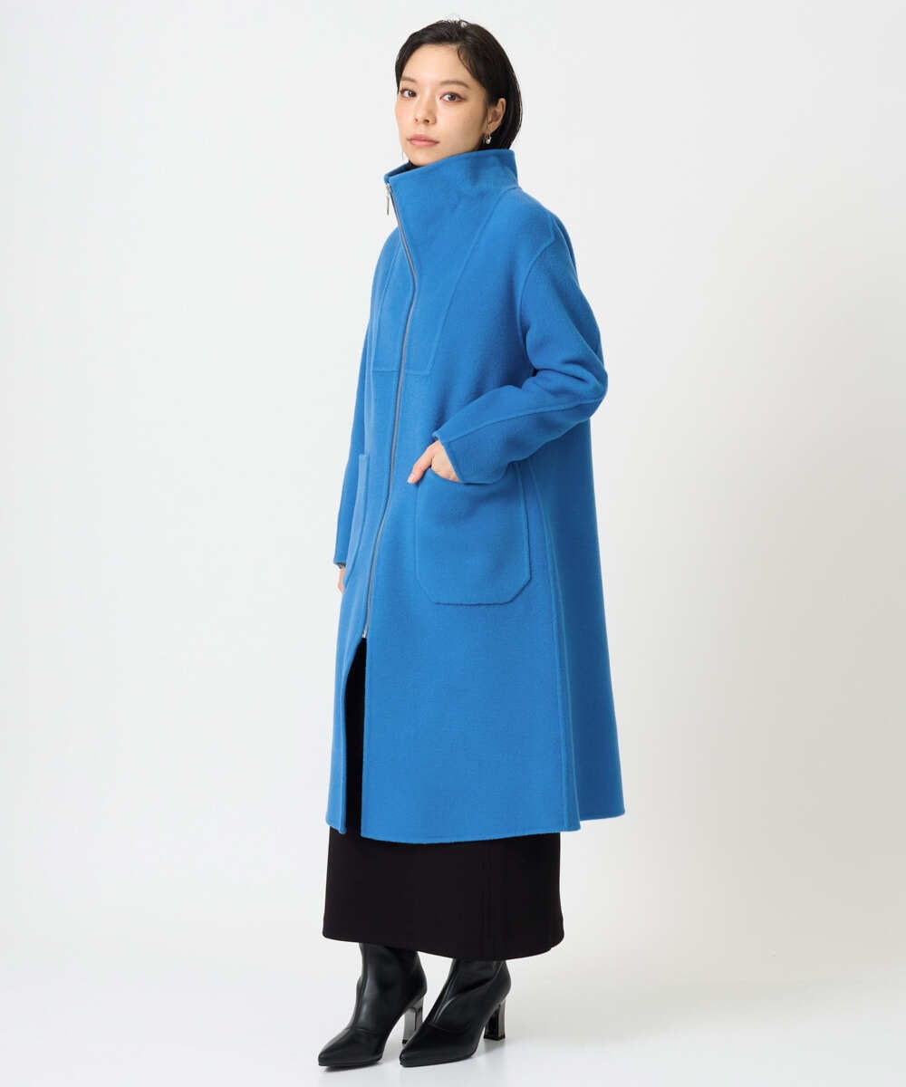 PHHAG11240 GEORGES RECH(小さいサイズ)(メゾン ドゥ サンク)  [セットアップ対応]ストレッチダンボールナロースカート ブラウン