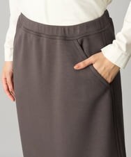 PHHAG11240 GEORGES RECH(小さいサイズ)(メゾン ドゥ サンク)  [セットアップ対応]ストレッチダンボールナロースカート ブラウン