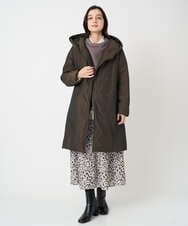 PHHCD49330 GEORGES RECH(小さいサイズ)(メゾン ドゥ サンク)  [日本製/セットアップ対応]レオパードギャザーフレアスカート ライトグレー