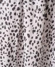 PHHCD49330 GEORGES RECH(小さいサイズ)(メゾン ドゥ サンク)  [日本製/セットアップ対応]レオパードギャザーフレアスカート ライトグレー