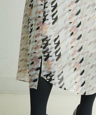 PHHCS05330 GEORGES RECH(小さいサイズ)(メゾン ドゥ サンク) 【セットアップ対応】千鳥格子柄スカート ベージュ系