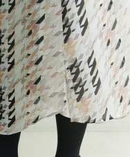 PHHCS05330 GEORGES RECH(小さいサイズ)(メゾン ドゥ サンク) 【セットアップ対応】千鳥格子柄スカート ベージュ系