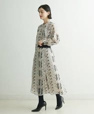 PHHCS05330 GEORGES RECH(小さいサイズ)(メゾン ドゥ サンク) 【セットアップ対応】千鳥格子柄スカート ベージュ系