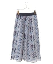 PHHCS05330 GEORGES RECH(小さいサイズ)(メゾン ドゥ サンク) 【セットアップ対応】千鳥格子柄スカート ベージュ系