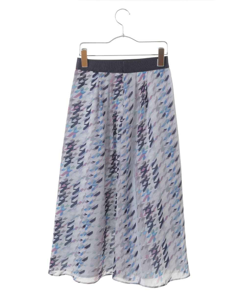 PHHCS05330 GEORGES RECH(小さいサイズ)(メゾン ドゥ サンク) 【セットアップ対応】千鳥格子柄スカート ベージュ系