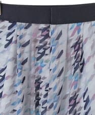 PHHCS05330 GEORGES RECH(小さいサイズ)(メゾン ドゥ サンク) 【セットアップ対応】千鳥格子柄スカート ベージュ系