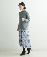 PHHCS05330 GEORGES RECH(小さいサイズ)(メゾン ドゥ サンク) 【セットアップ対応】千鳥格子柄スカート ベージュ系